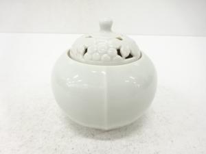 作家物　白磁　香炉